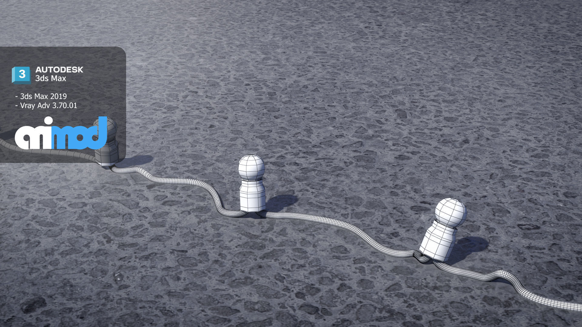 Christmas Light Bulb 3D model_8