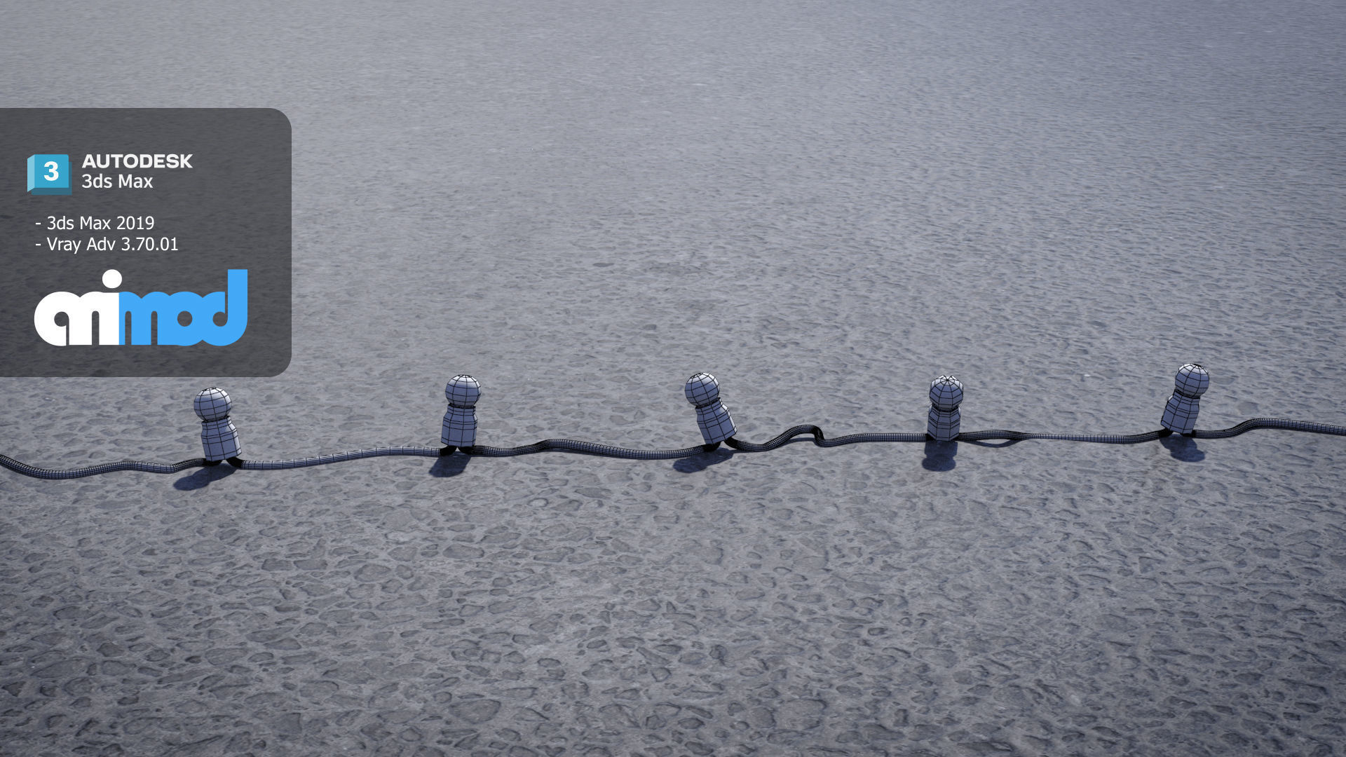 Christmas Light Bulb 3D model_9