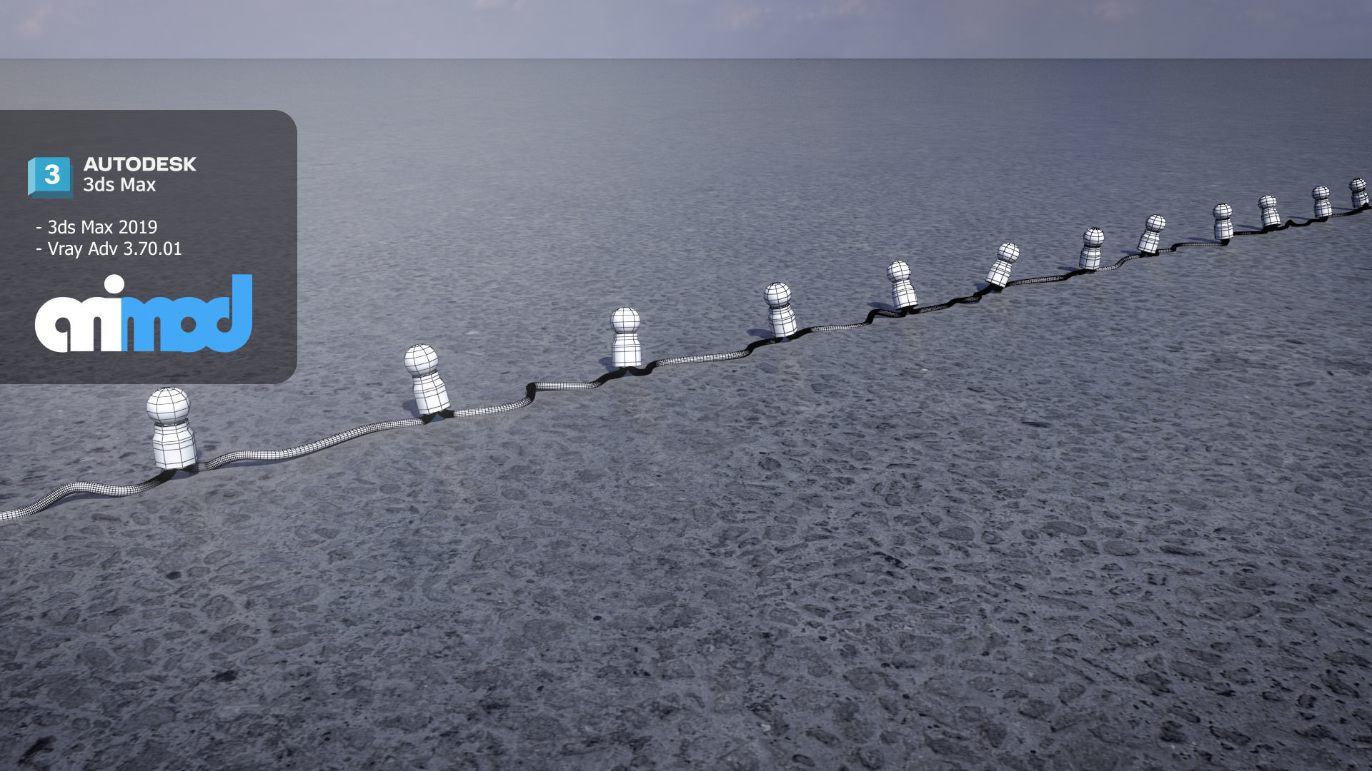 Christmas Light Bulb 3D model_5