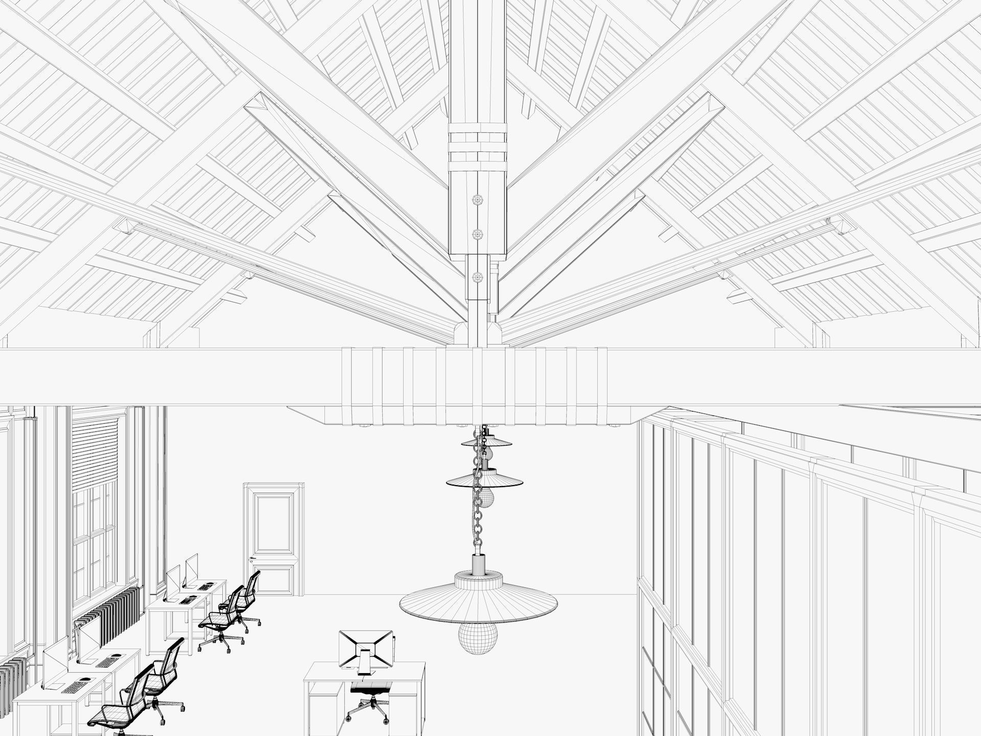 Loft Office 14 3D model_16