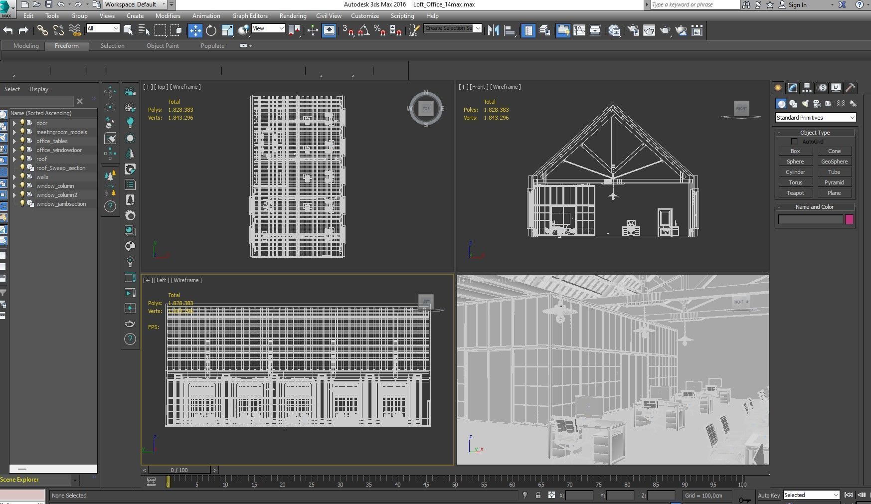 Loft Office 14 3D model_20