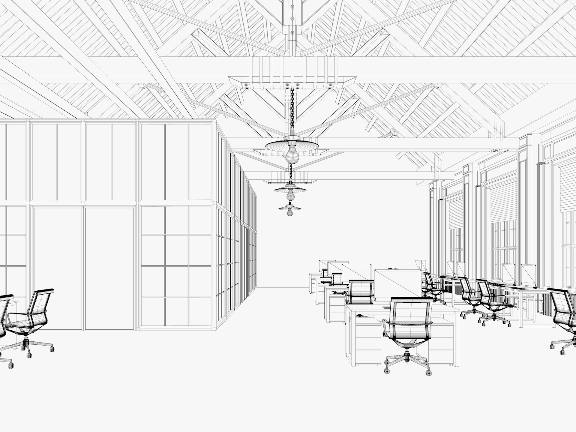 Loft Office 14 3D model_10