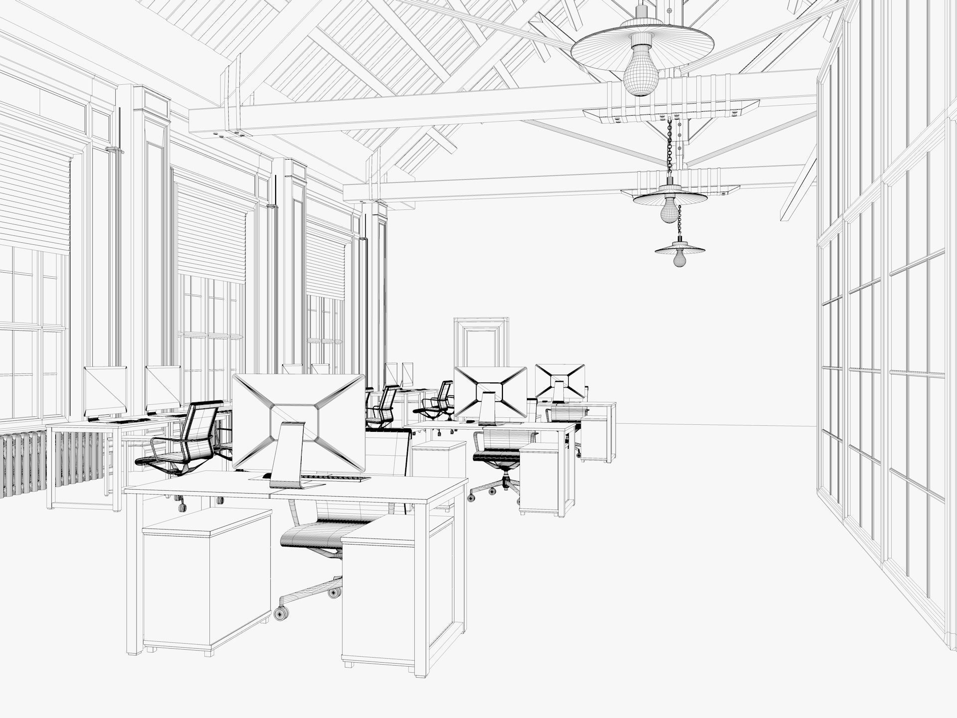 Loft Office 14 3D model_17