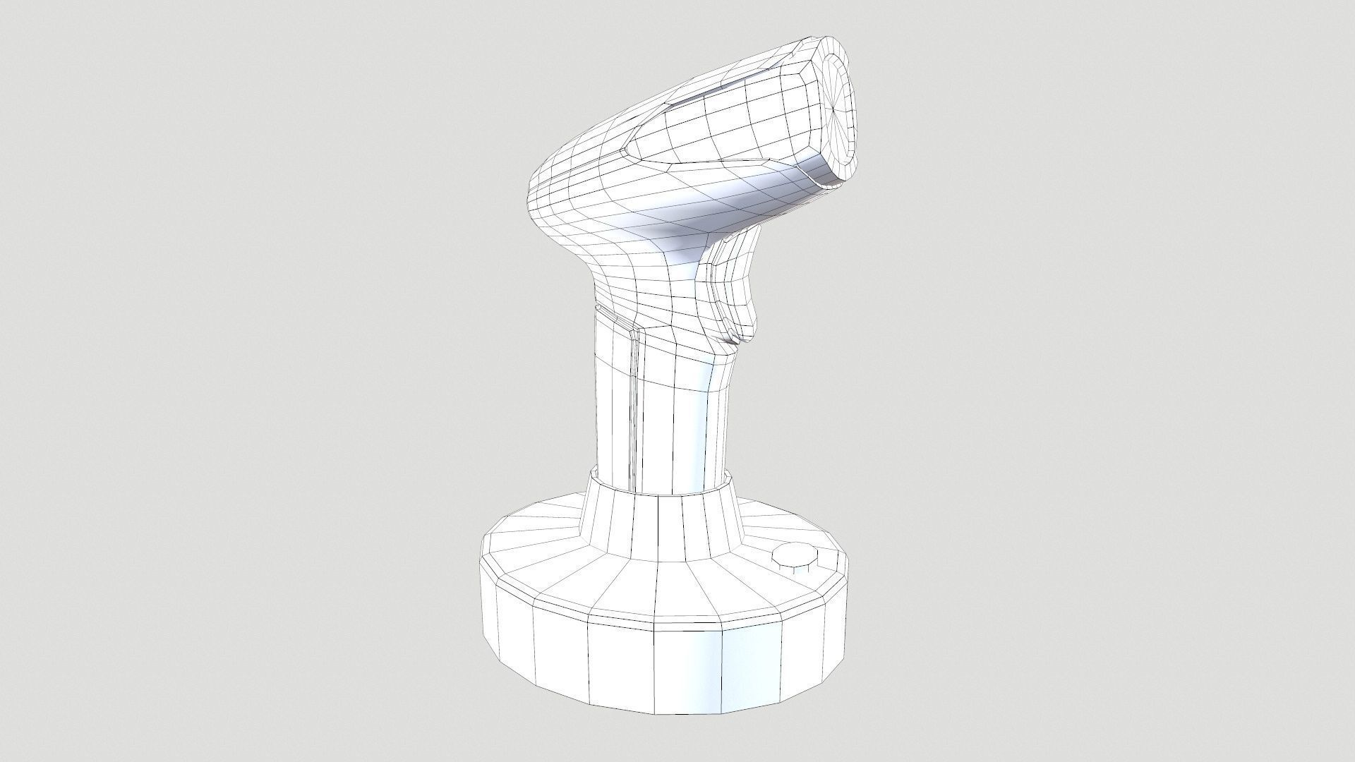 Scanner Low-poly 3D model_8