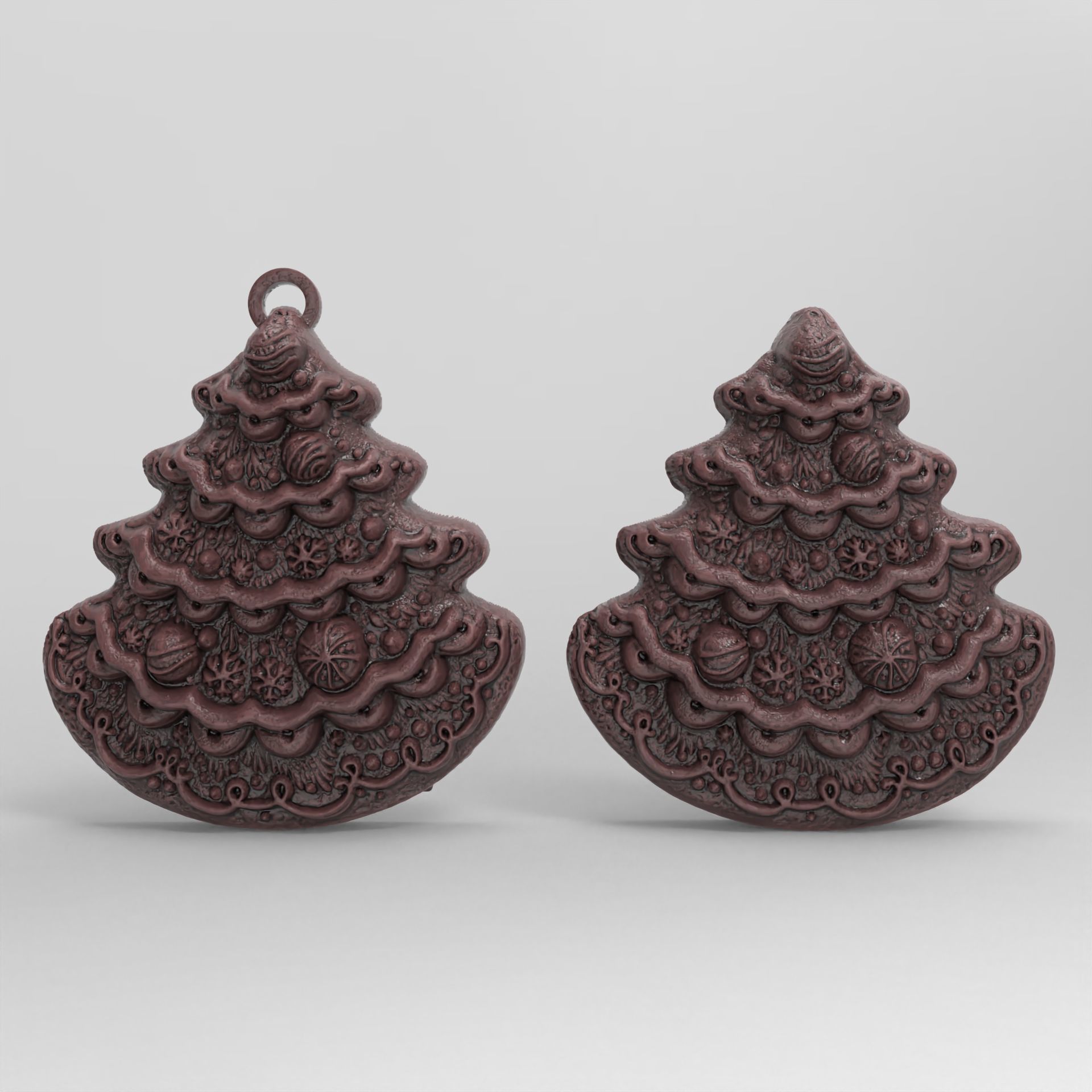 christmas tree decor  3D print model_2