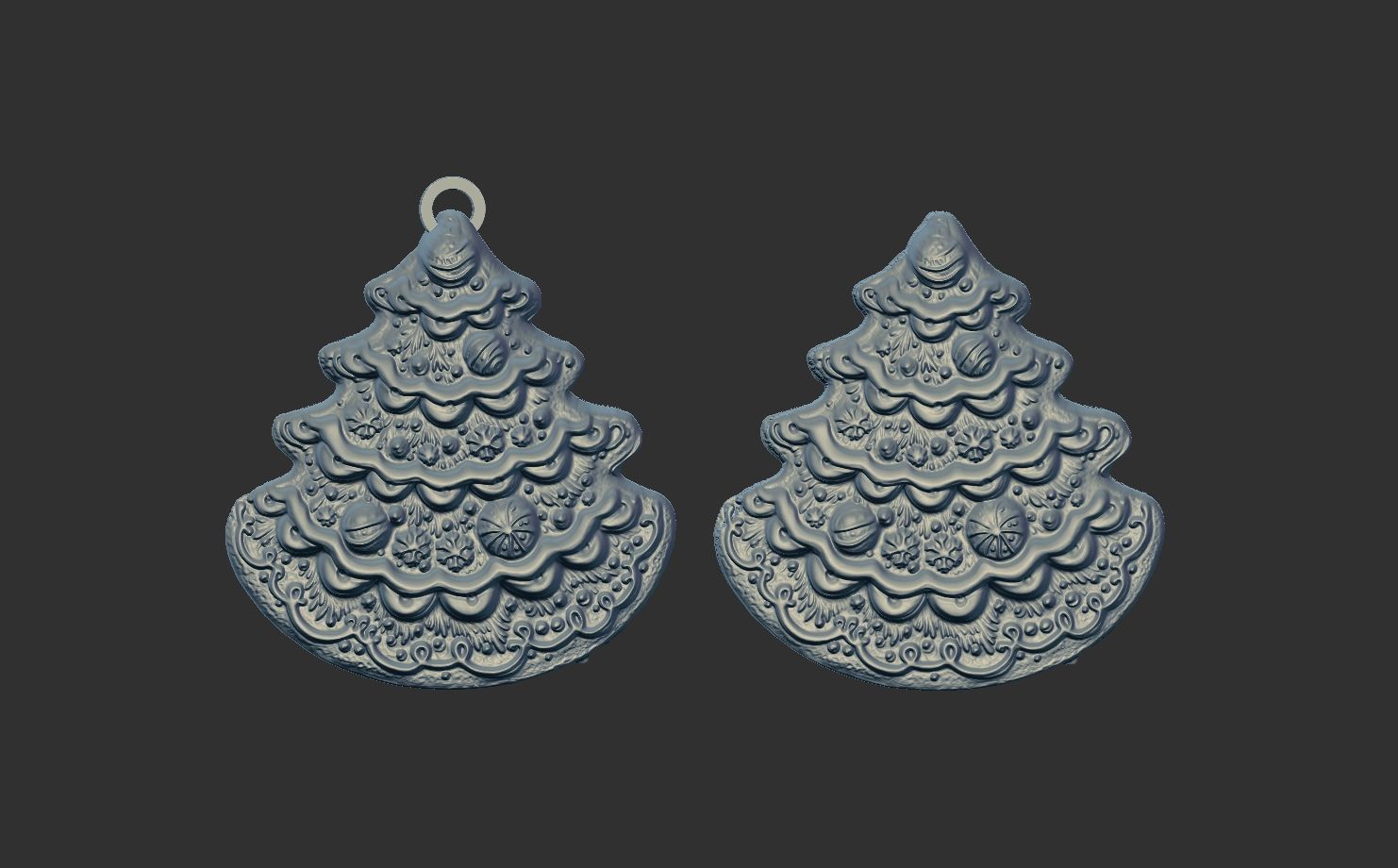 christmas tree decor  3D print model_5
