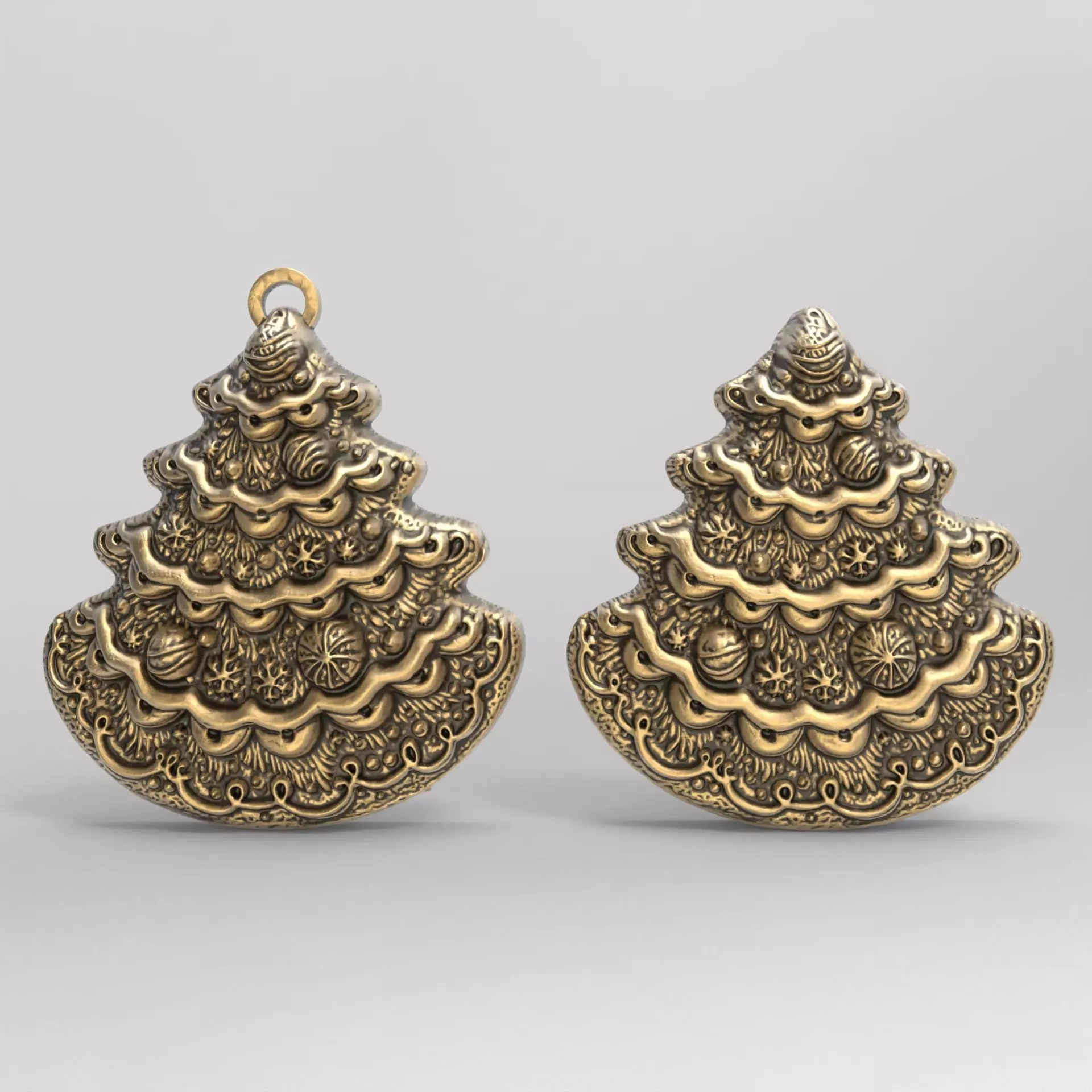 christmas tree decor  3D print model_0