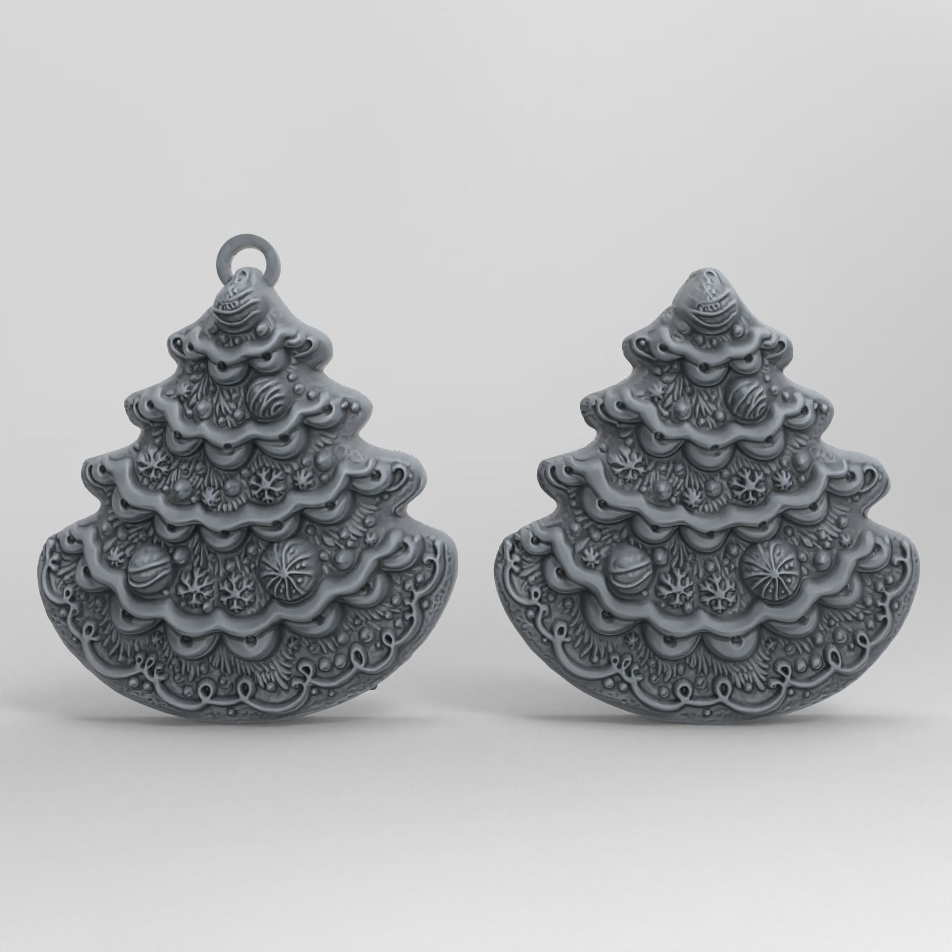 christmas tree decor  3D print model_1