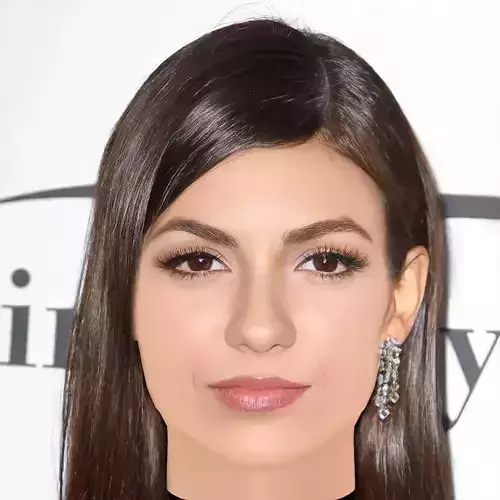 Victoria Justice Head - No Hair - Low poly head for game 