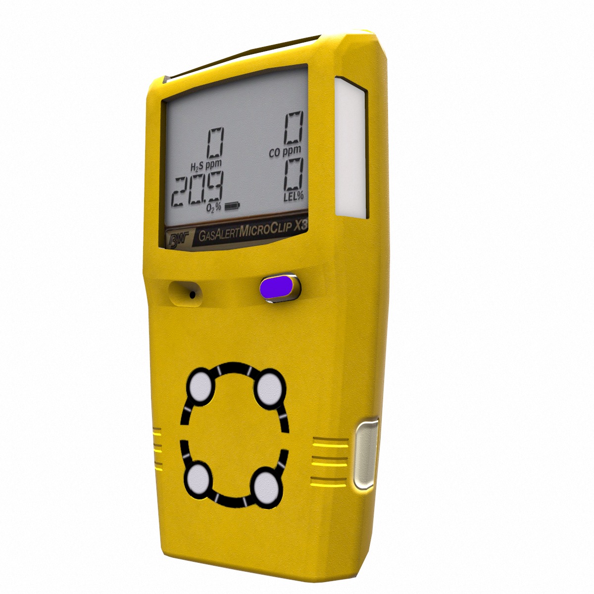 Honeywell Multi Gas Detector Low Poly Low-poly 3D model_3