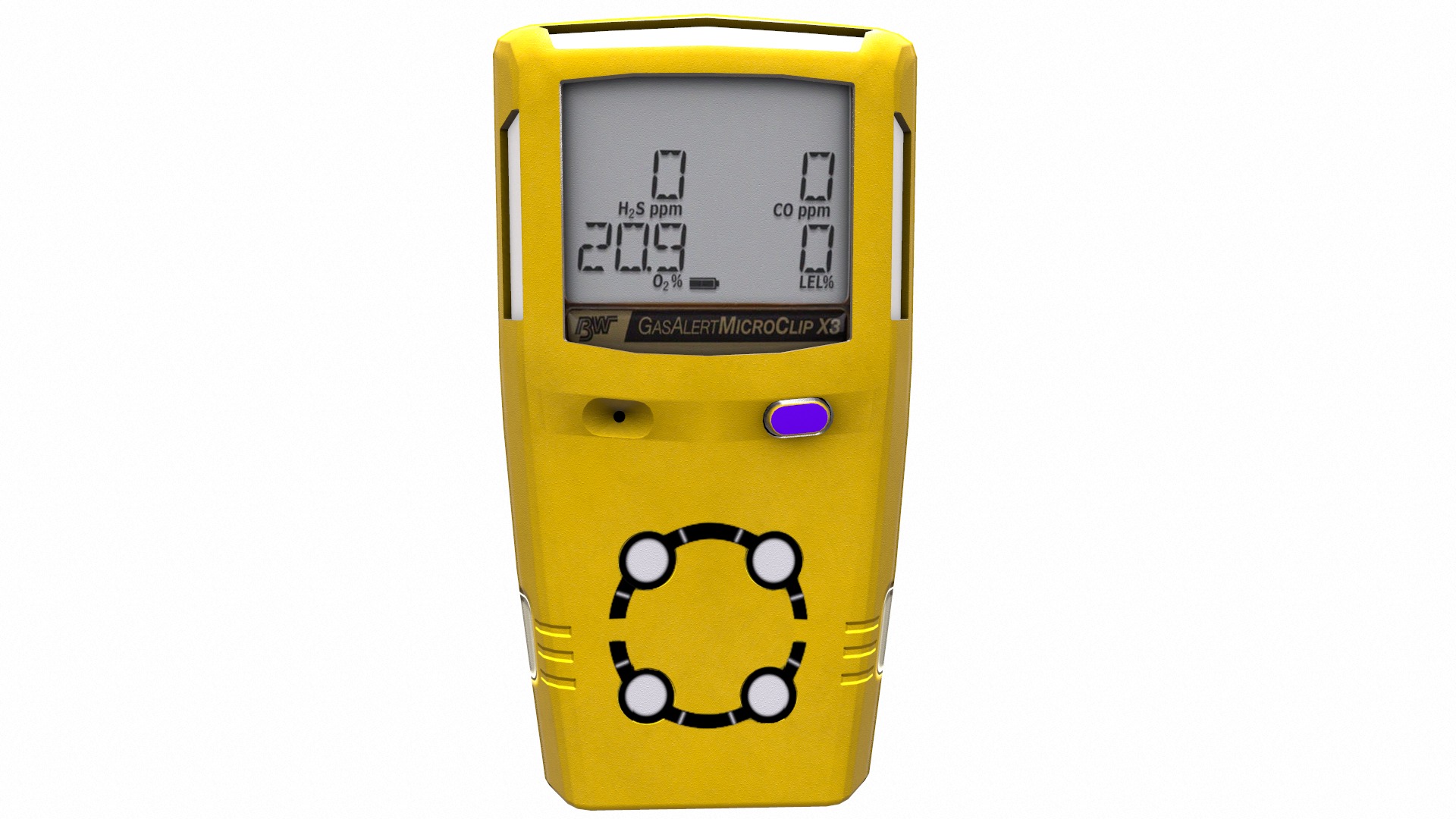 Honeywell Multi Gas Detector Low Poly Low-poly 3D model_8