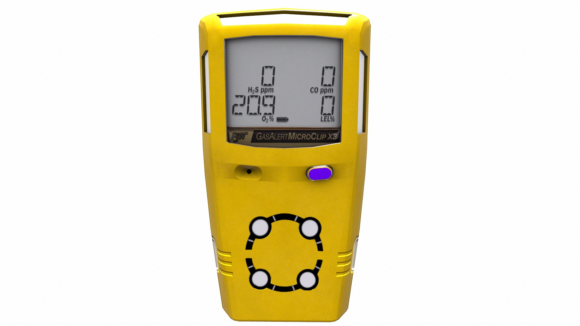 Honeywell Multi Gas Detector Low Poly Low-poly 3D model_11