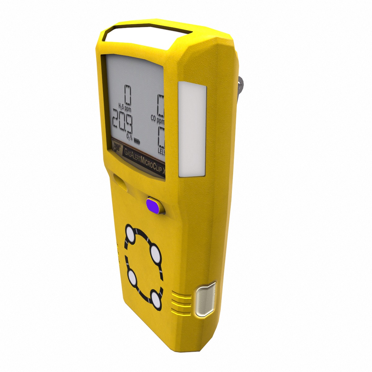 Honeywell Multi Gas Detector Low Poly Low-poly 3D model_6