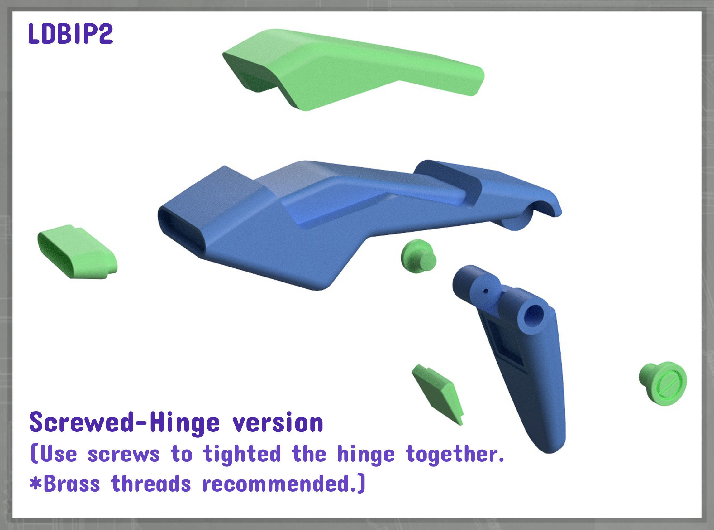 Betazoid Intelligence Phaser Lower Decks 3D print model_6