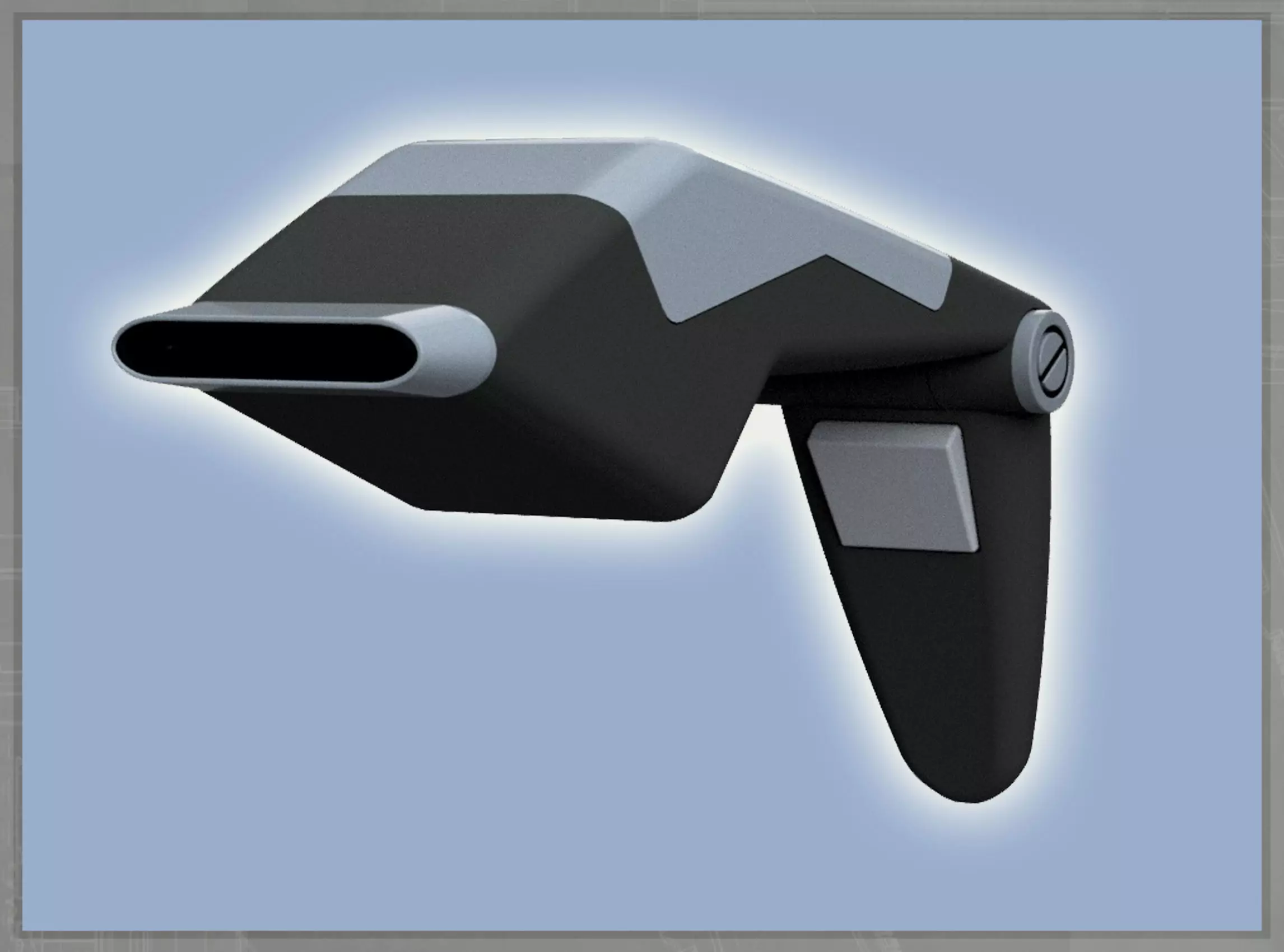 Betazoid Intelligence Phaser Lower Decks 3D print model_0