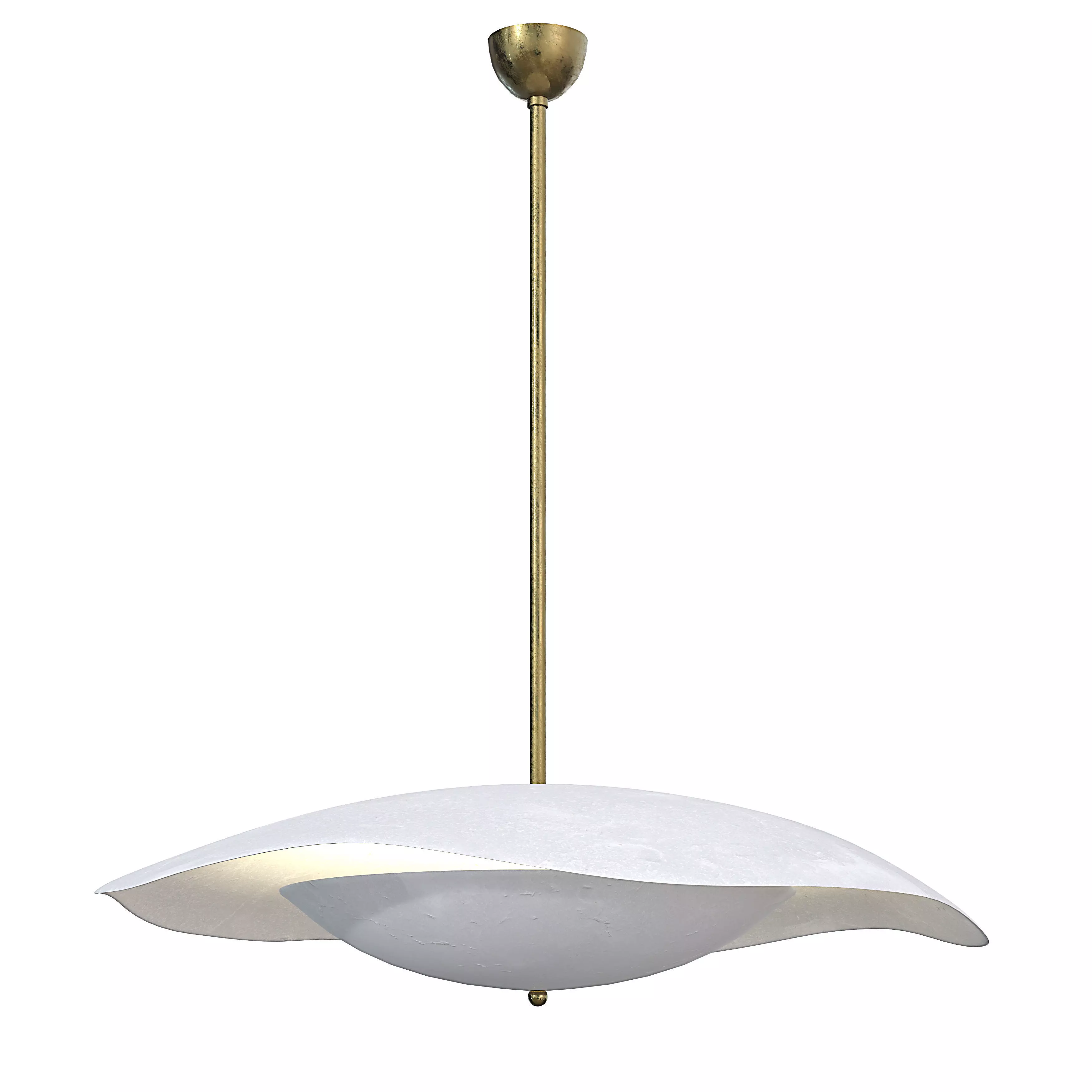 Ceramic double dish pendant Anna Charlesworth 3D model