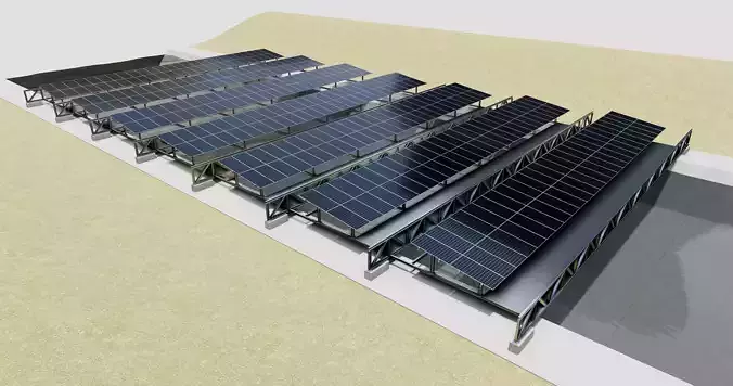 200 kW Solar Canal