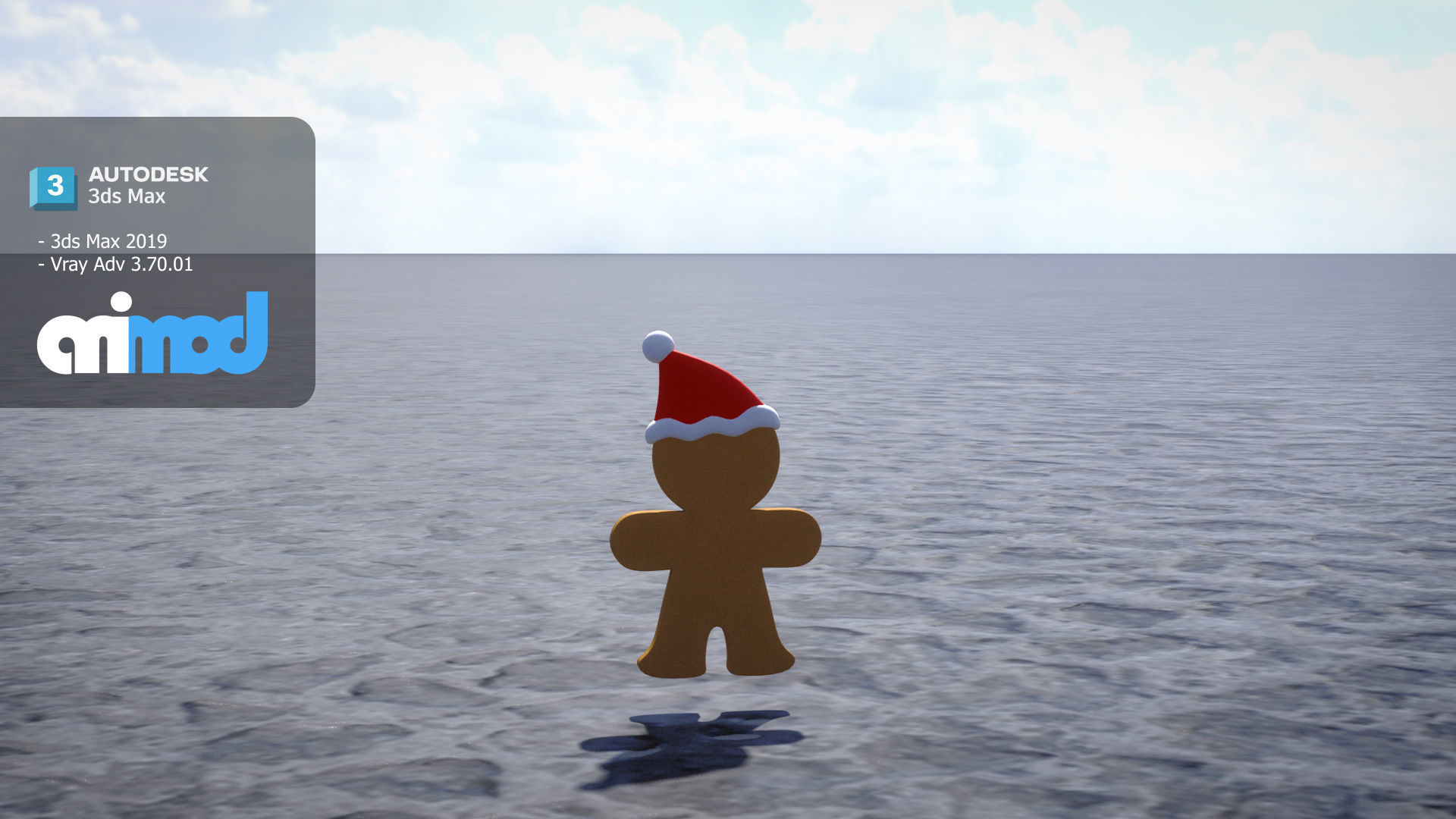 Ginger Bread Man 3D model_1