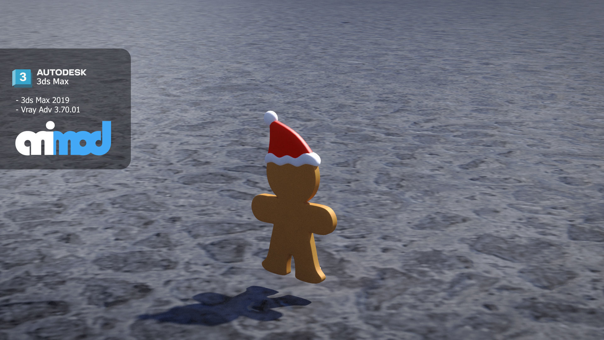 Ginger Bread Man 3D model_3