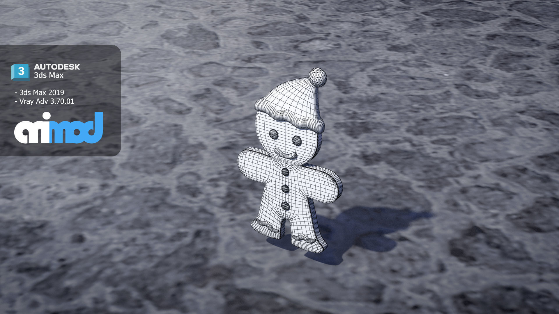 Ginger Bread Man 3D model_7