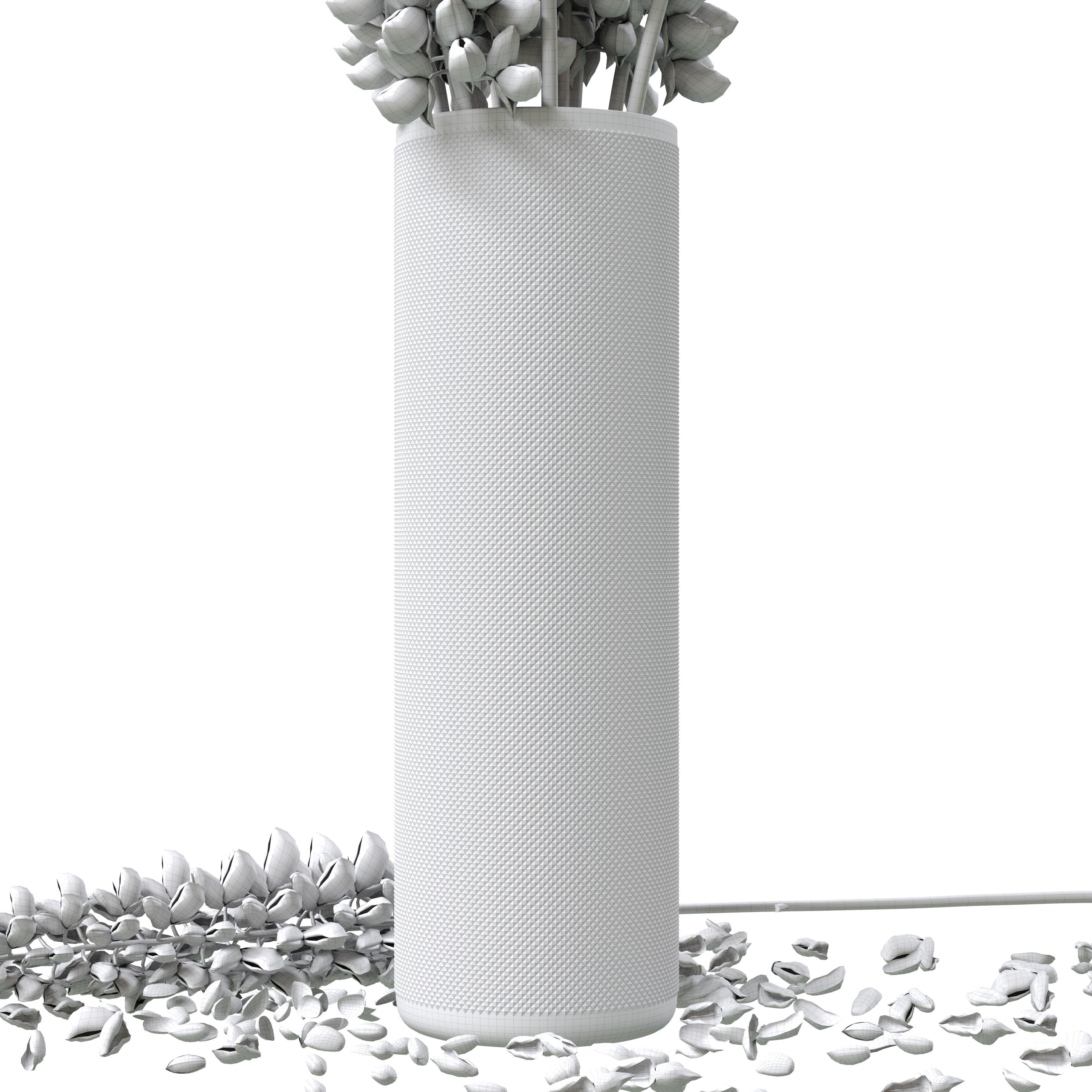 Bouquet of pink lupine flowers Lupinus 3D model_22