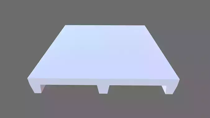 Pallet Low-poly 3D model