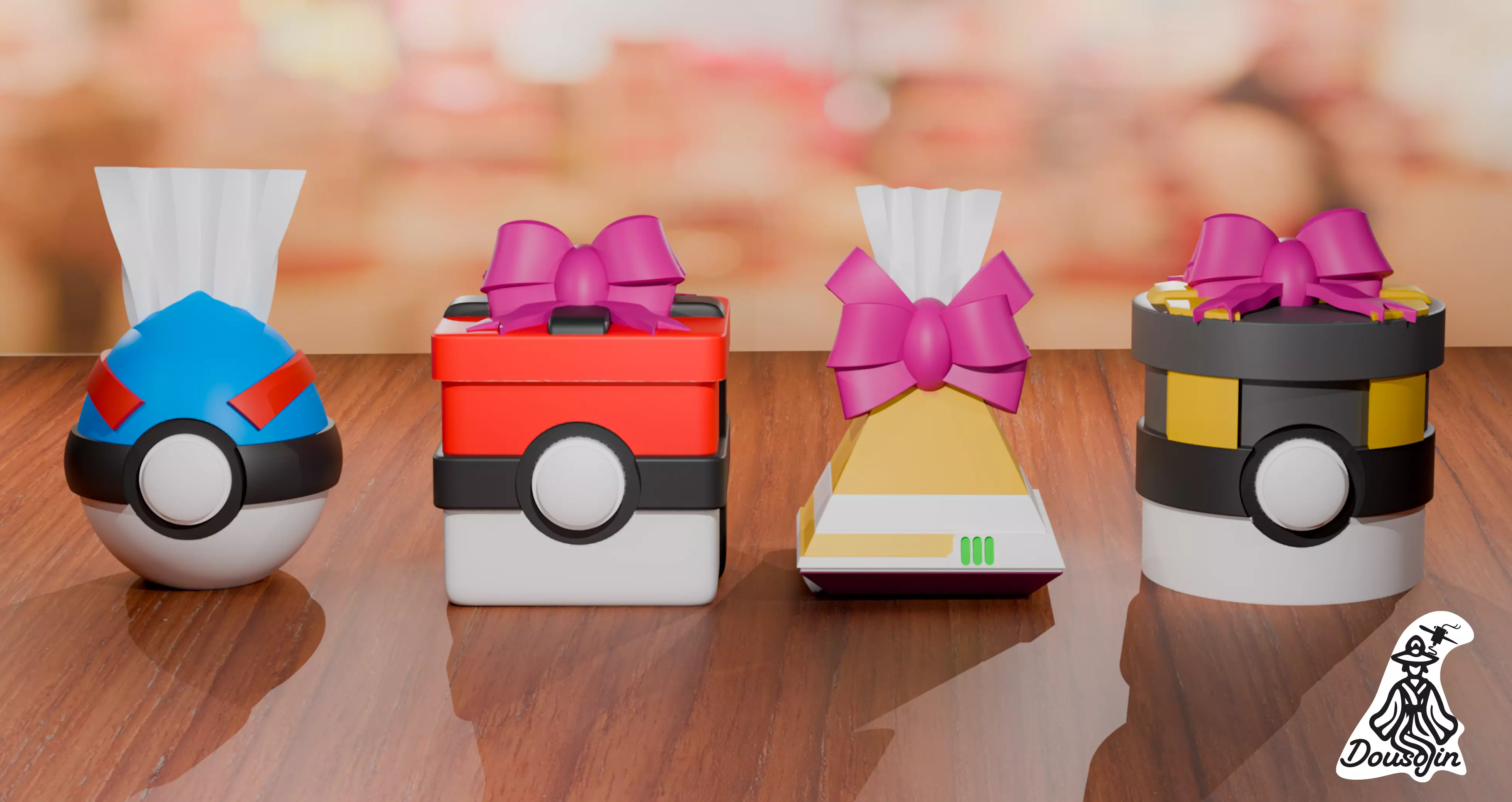 Trainers Gift Pokemon Free 3D print model