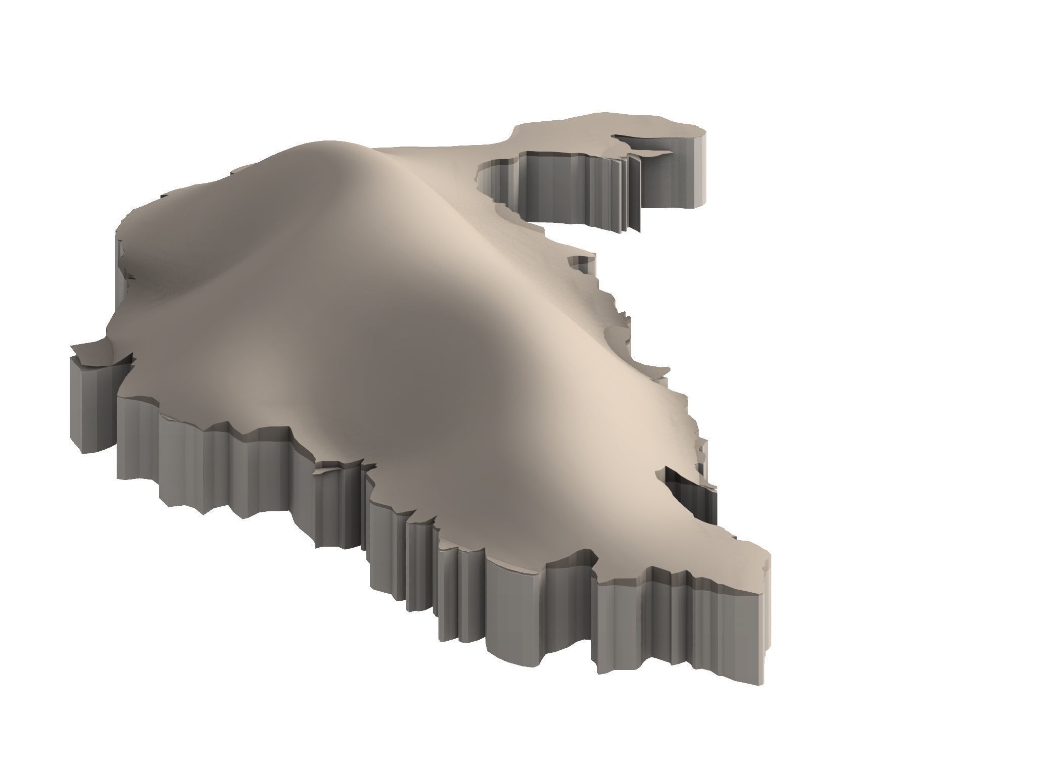 Telendos Greek Island Free 3D model_6