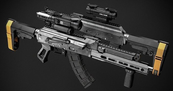 rd704 Low-poly 3D model