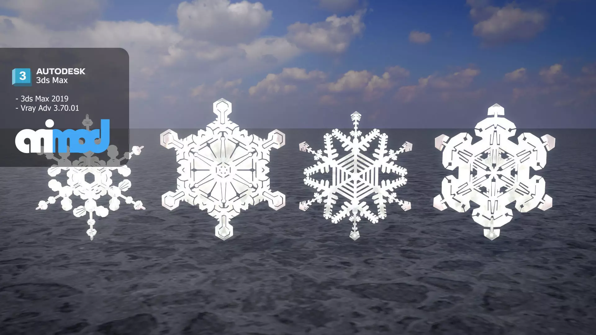 Snow Flake 3D model_0