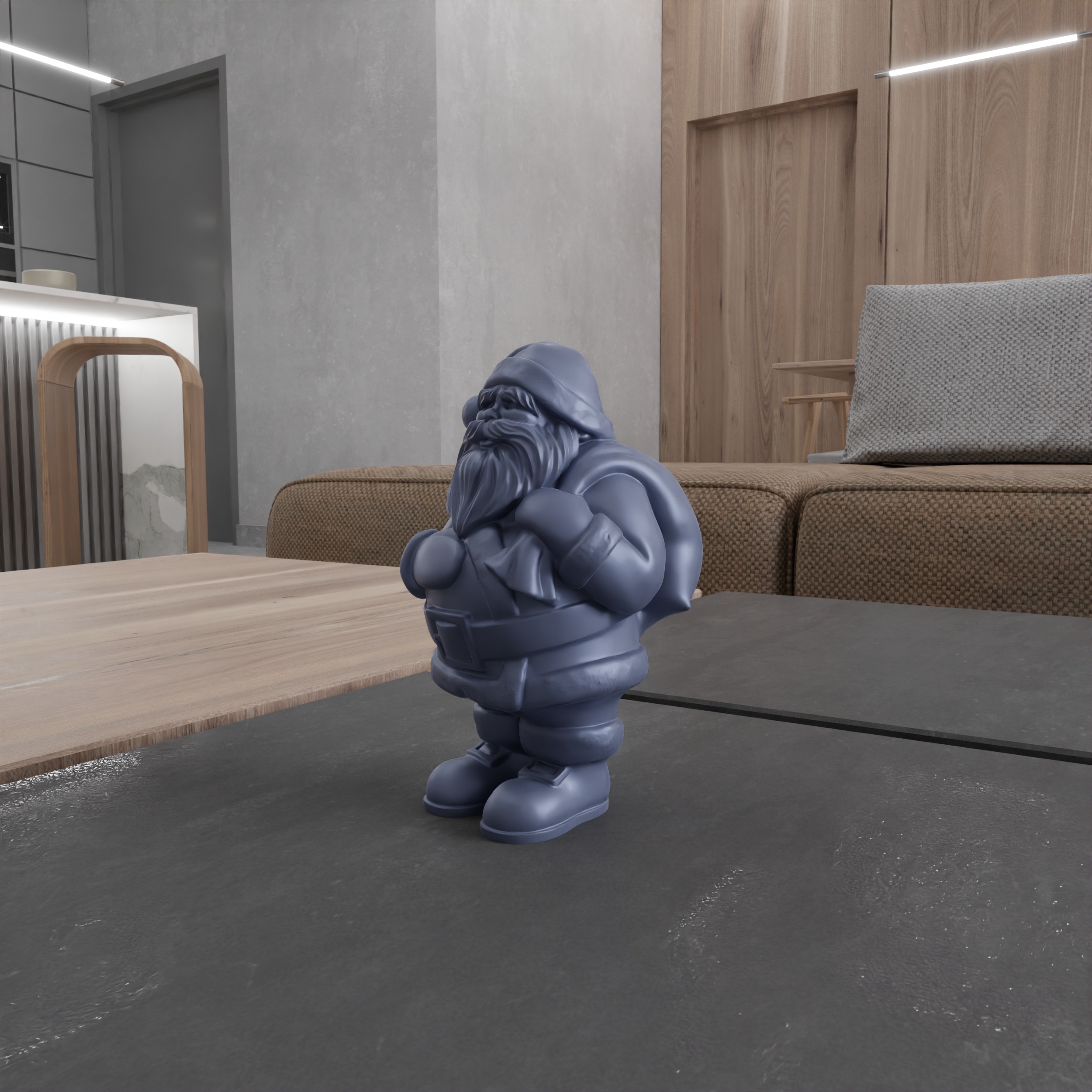 Santa Claus STL File - 194 3D print model_8