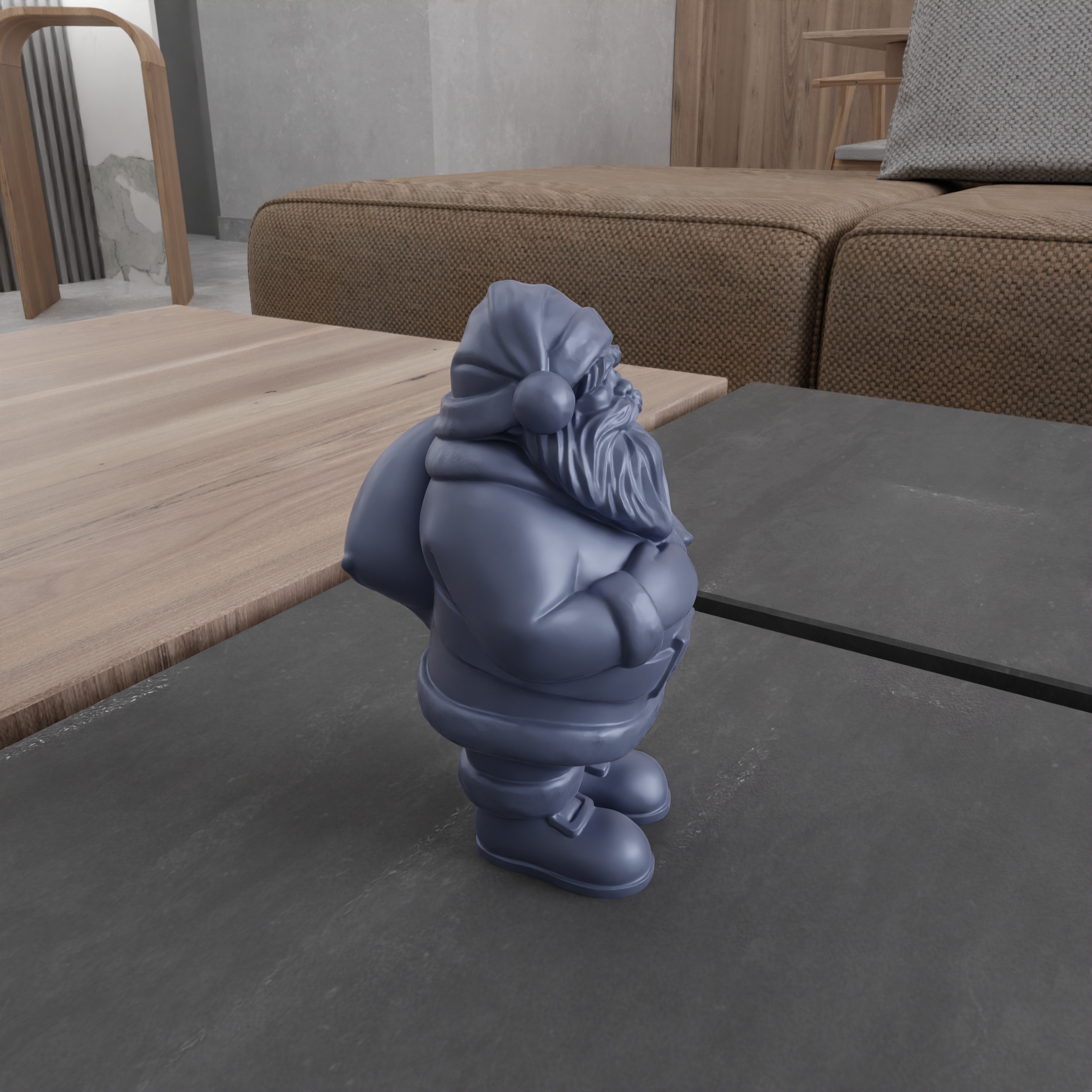 Santa Claus STL File - 194 3D print model_9