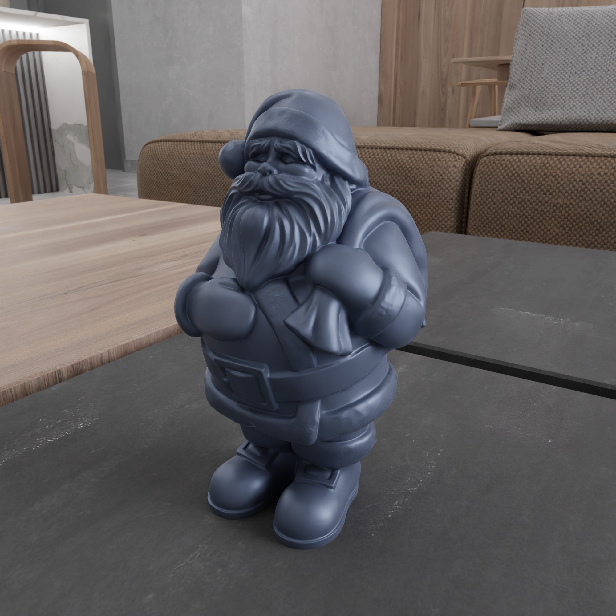 Santa Claus STL File - 194 3D print model_10