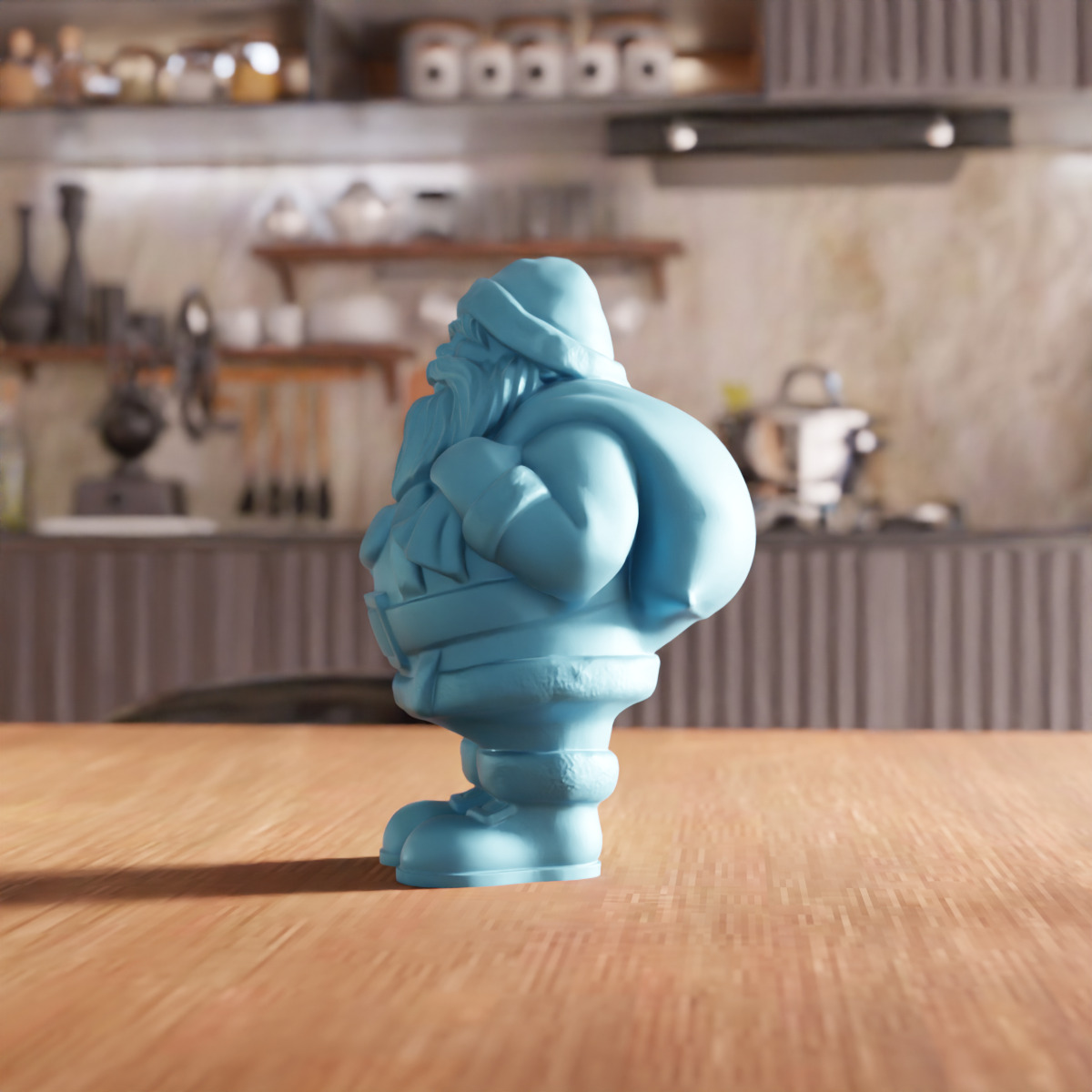 Santa Claus STL File - 194 3D print model_3