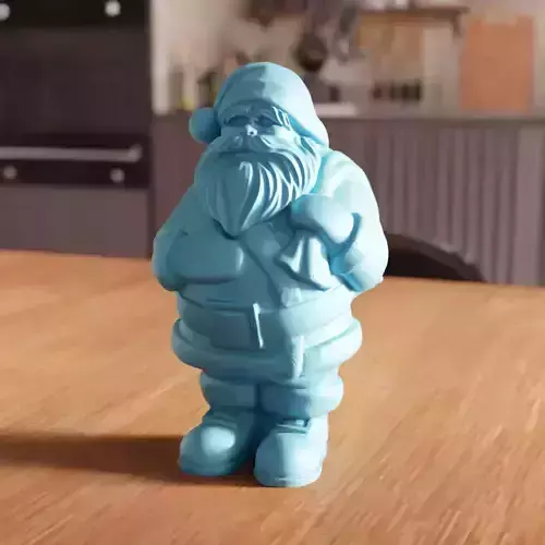 Santa Claus STL File - 194 3D print model