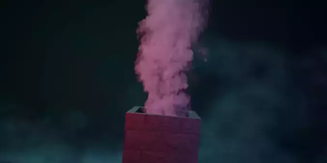 Smoke Alpha Pack Stills and Advanced Shader for Blender Low-poly 3D model