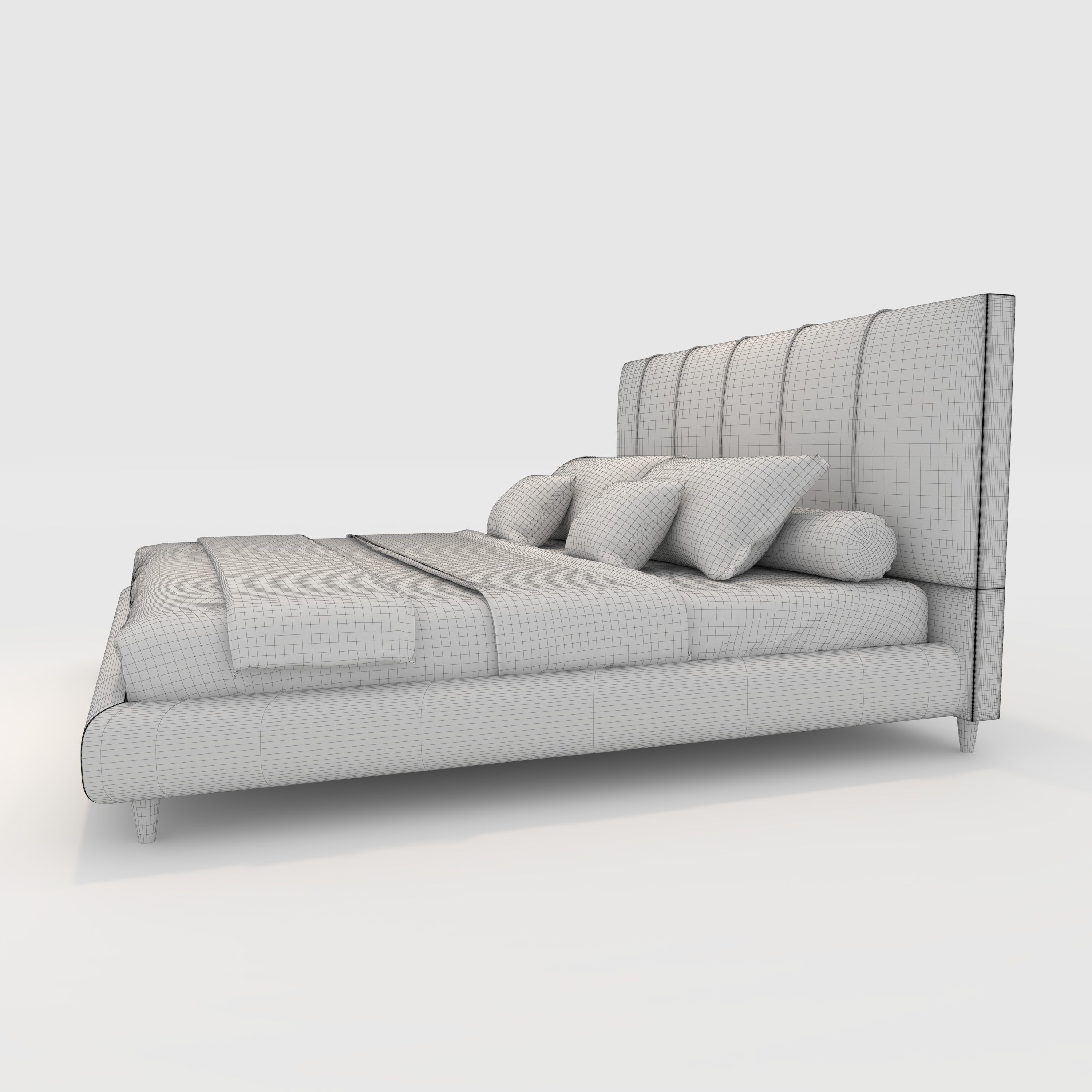 Bed 11 3D model_5
