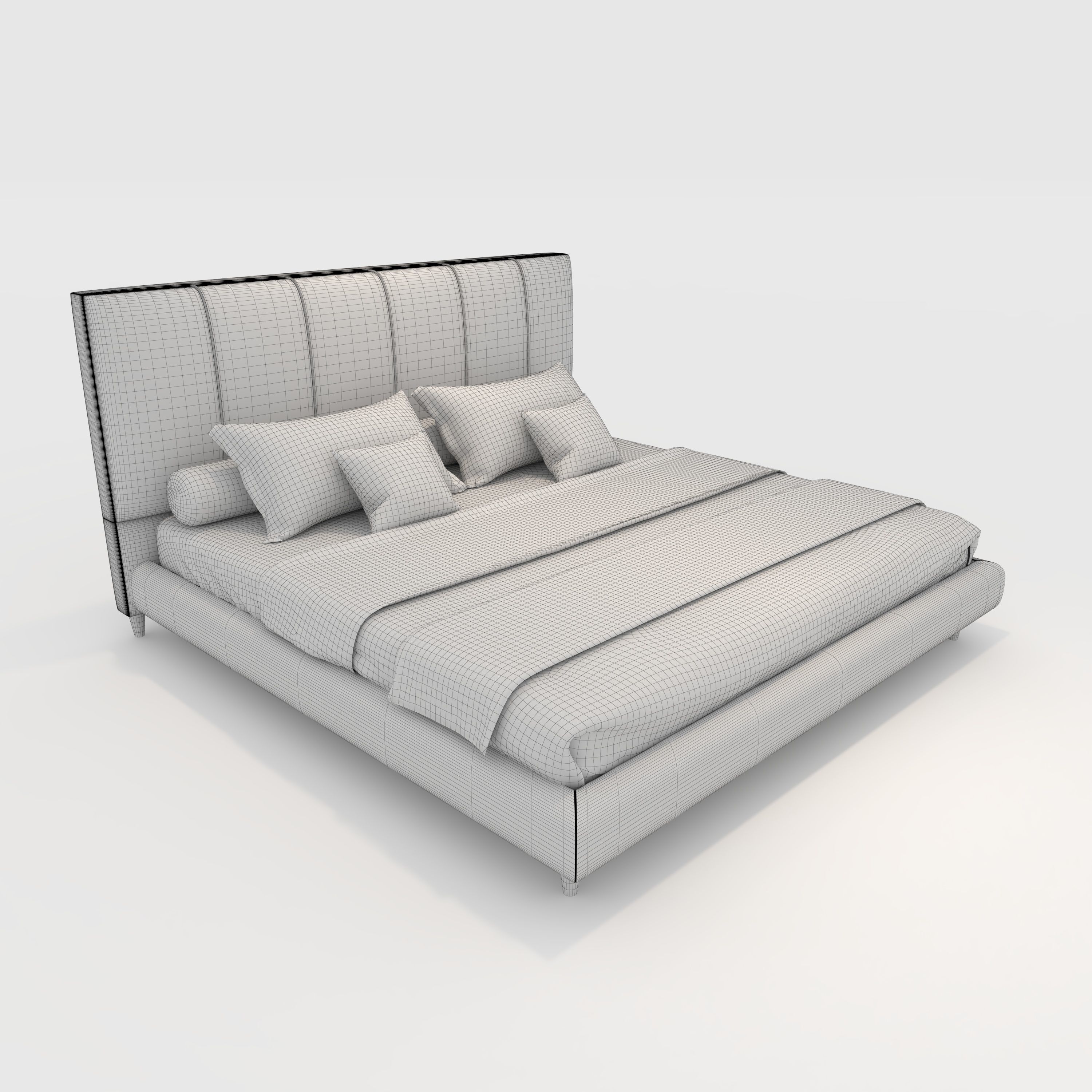 Bed 11 3D model_7