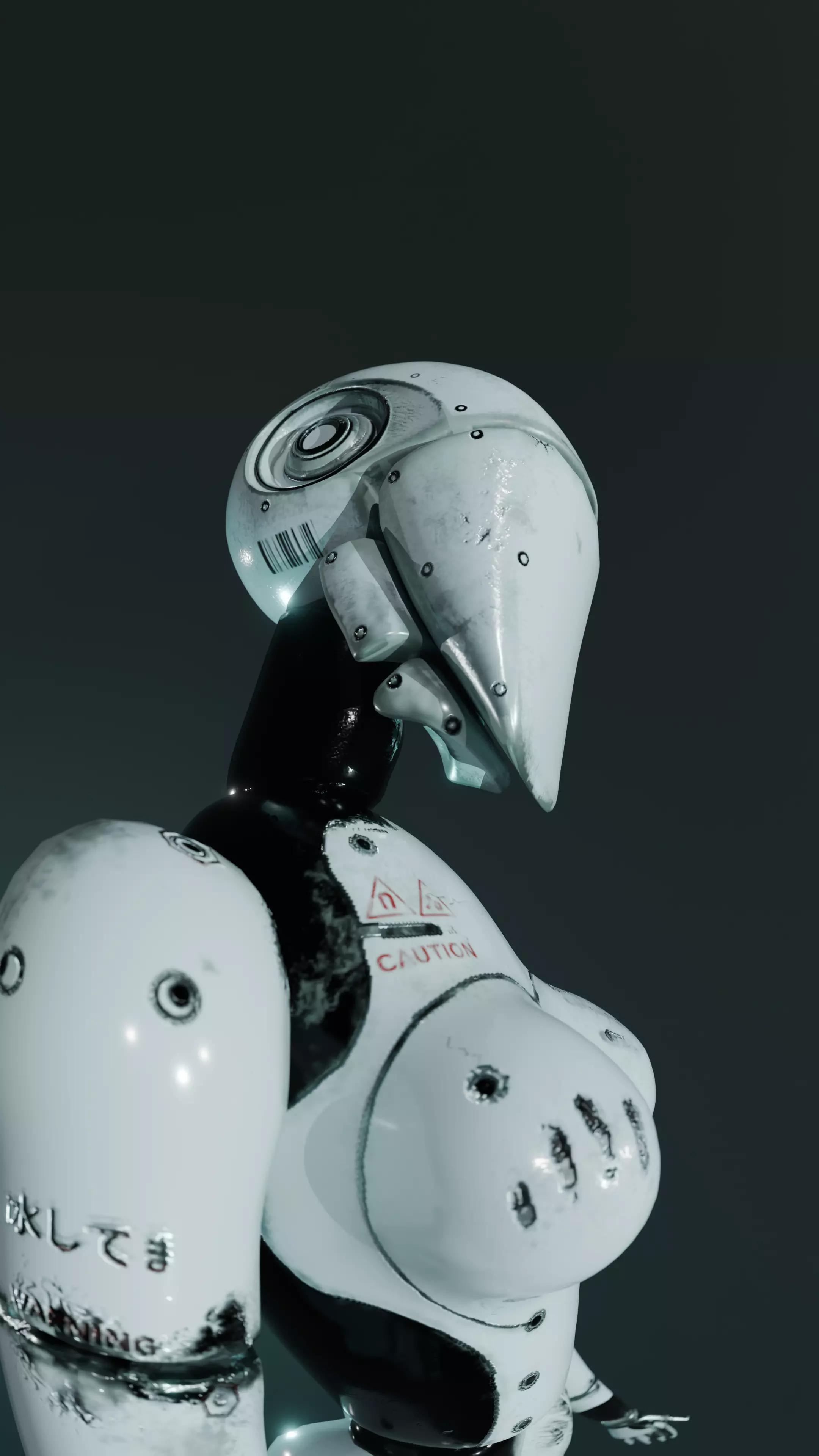 Damaged robot 3D model_5