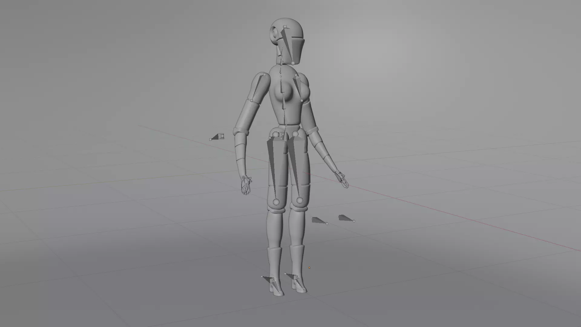 Damaged robot 3D model_7