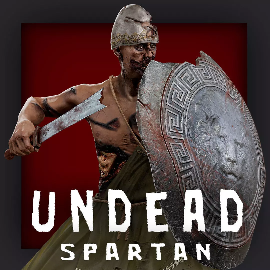 SPARTAN ILOTE UNDEAD 2 Low-poly 3D model_0