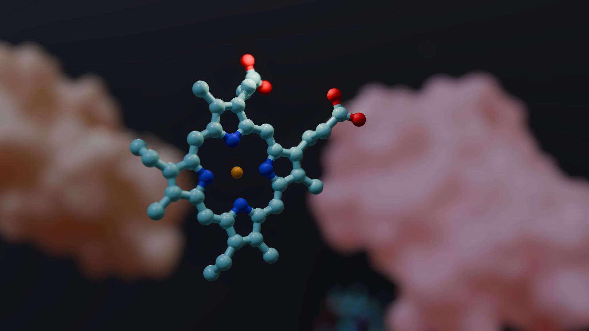 Alpha Hemoglobin Low-poly 3D model_2