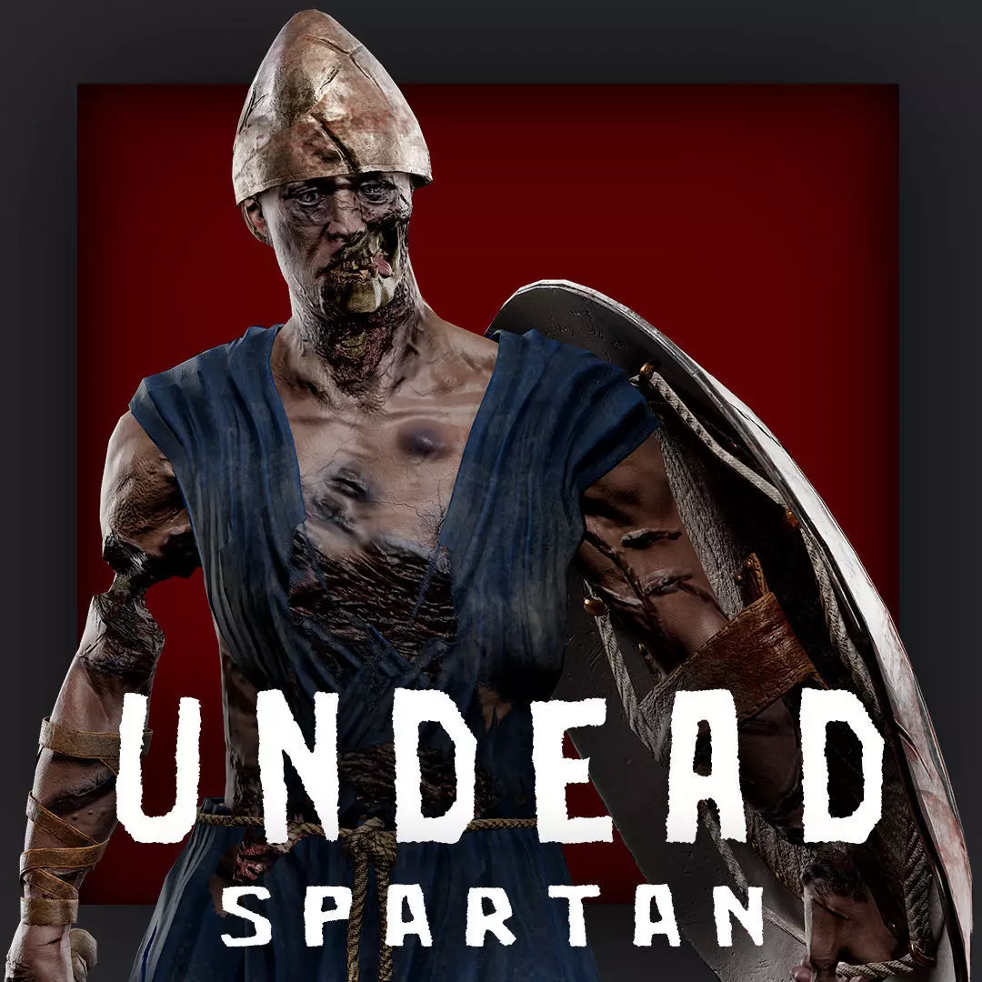 SPARTAN ILOTE UNDEAD 3 Low-poly 3D model_0