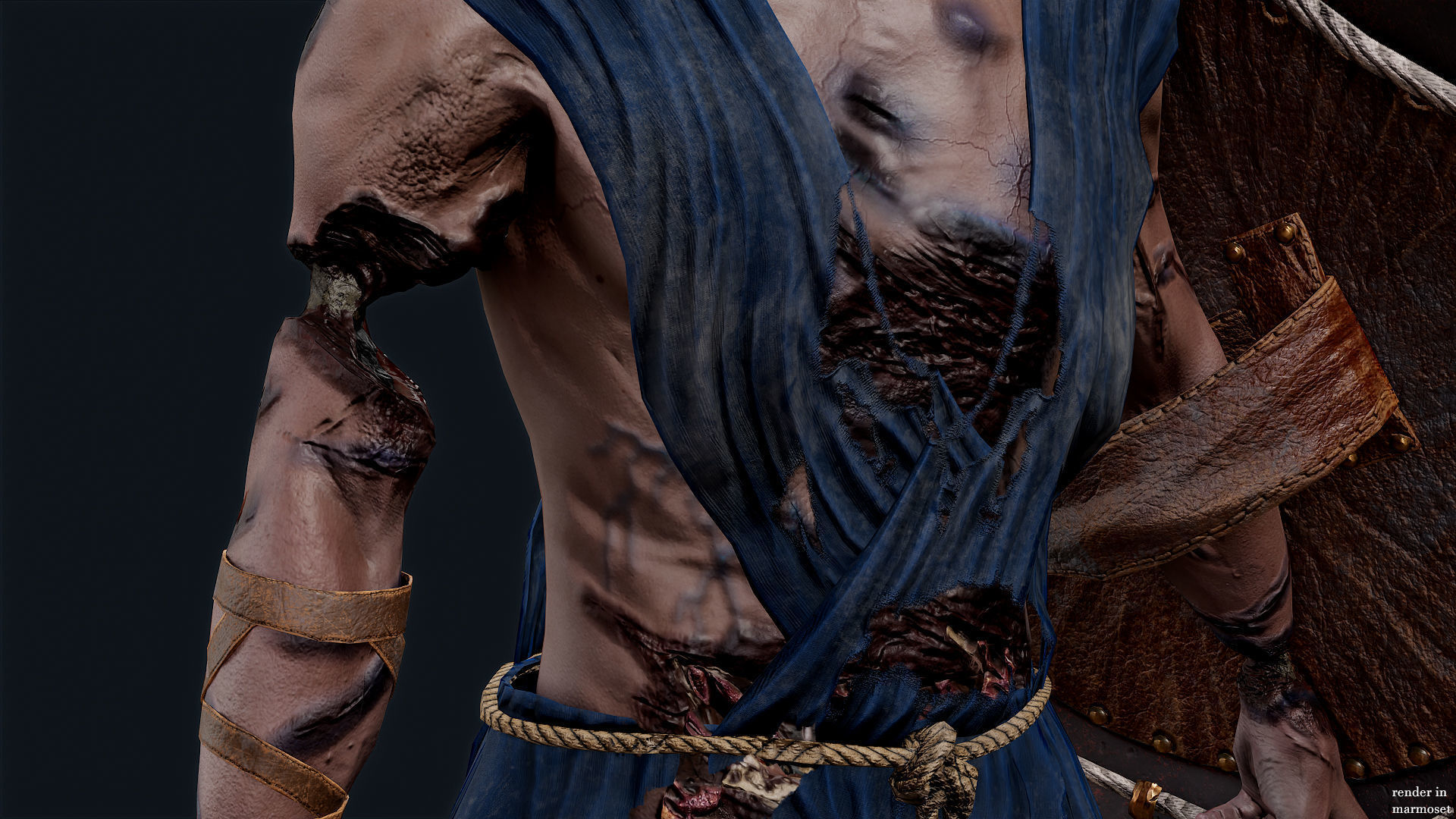 SPARTAN ILOTE UNDEAD 3 Low-poly 3D model_6