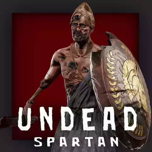 SPARTAN ILOTE UNDEAD 4 Low-poly 3D model
