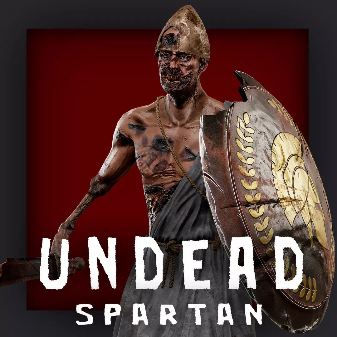 SPARTAN ILOTE UNDEAD 4 Low-poly 3D model_0