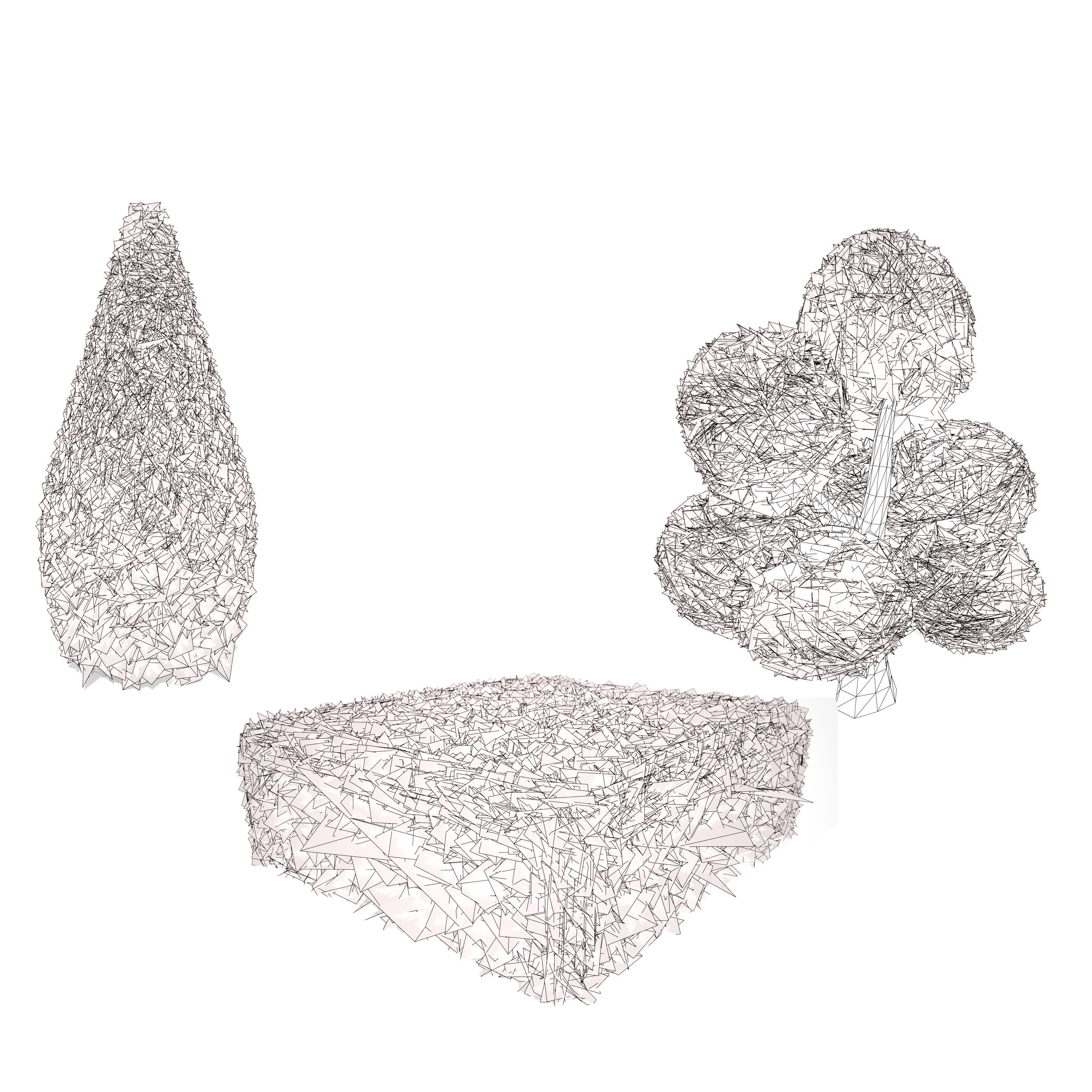 Juniper Bush 3D Model Low-poly 3D model_21