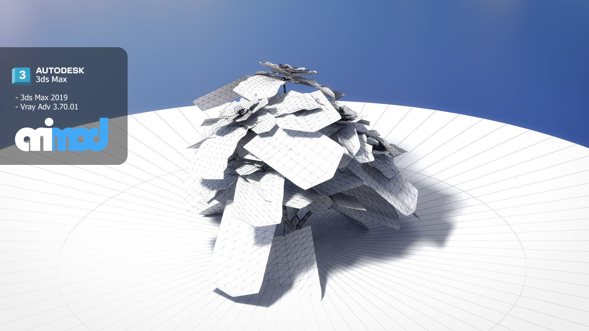 Poinsettia 003 3D model_7