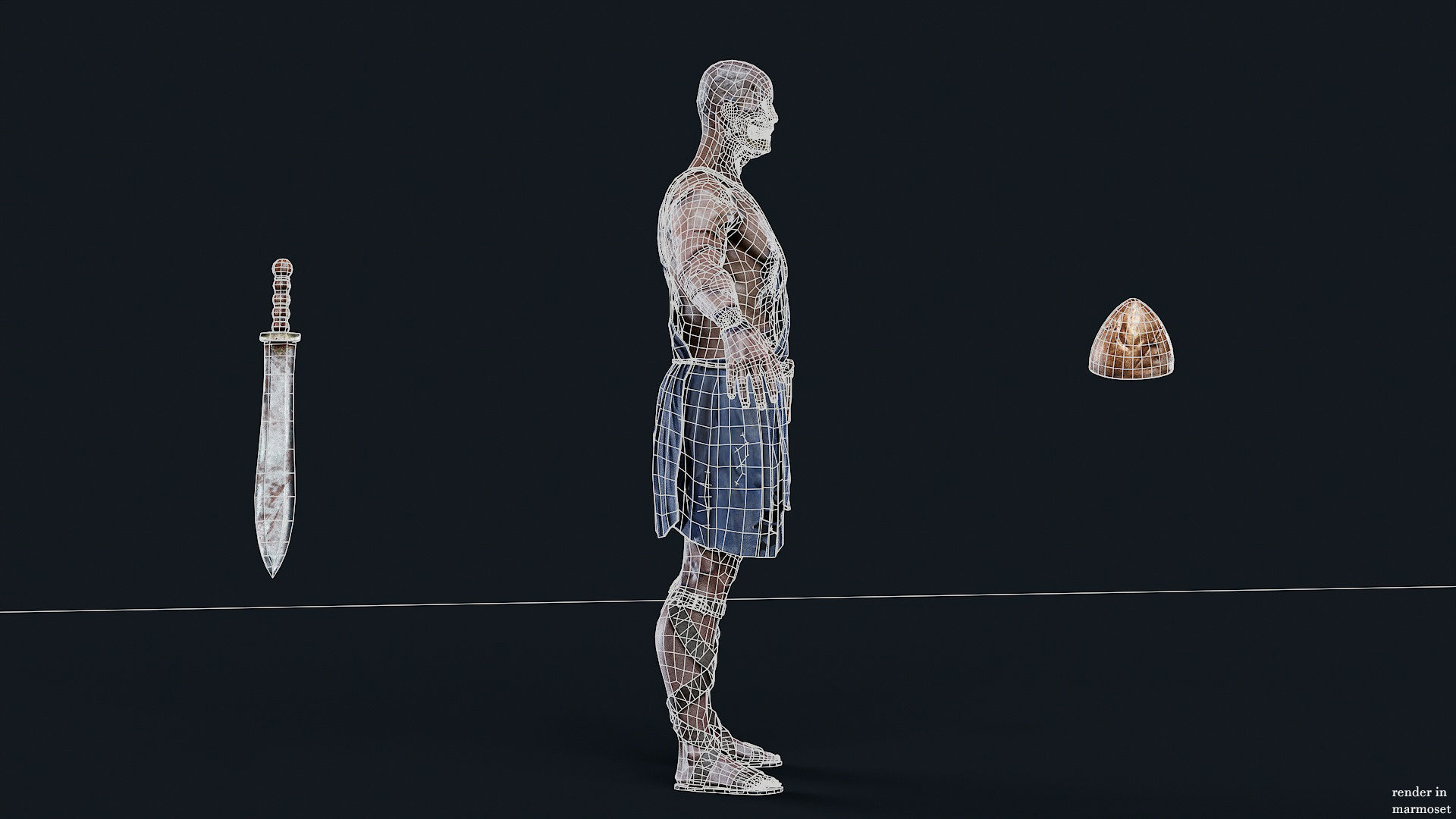 SPARTAN ILOTE UNDEAD 6 Low-poly 3D model_14