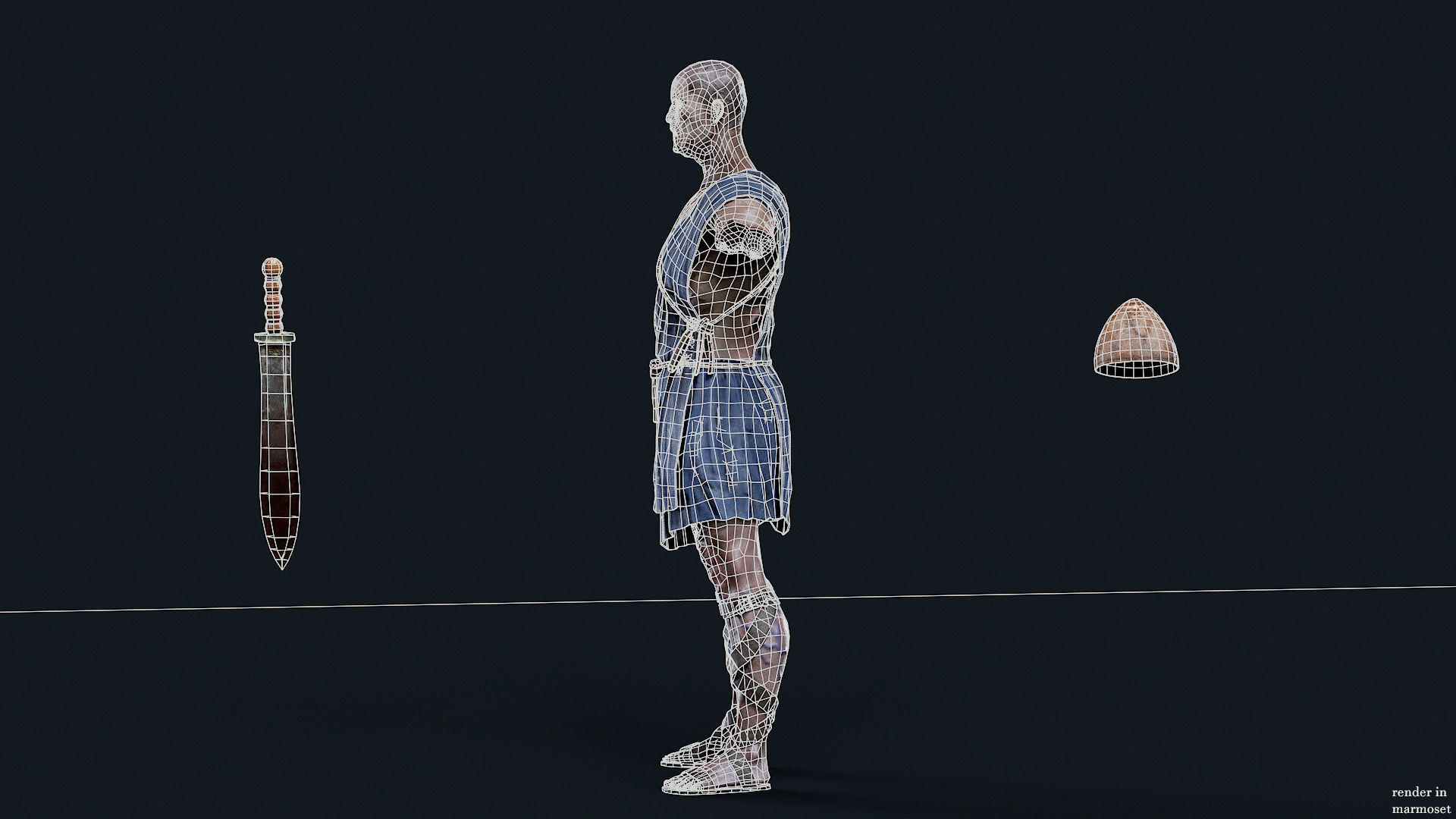 SPARTAN ILOTE UNDEAD 6 Low-poly 3D model_15